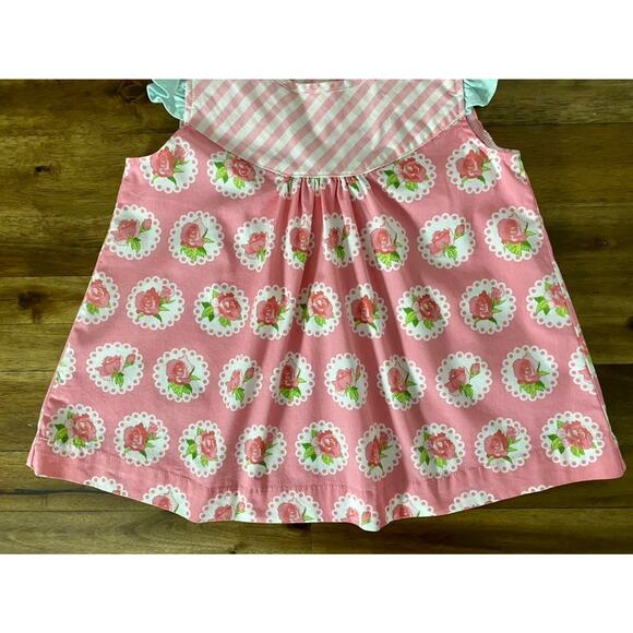 NEW Matilda Jane Hello Lovely! Al Fresco Sleeveless Top Pink Floral Green 8 - Picture 4 of 8